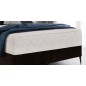 Ensemble lit + sommier + matelas tissu velours chocolat - 140x200 cm - BLASIO de VENESETTI Ensemble lit + sommier + matelas tissu velours chocolat - 140x200 cm - BLASIO de VENESETTI