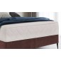 Ensemble lit + sommier + matelas BLASIO de VENESETTI - velours rose pale- 140x200 cm Ensemble lit + sommier + matelas BLASIO de VENESETTI - velours rose pale- 140x200 cm