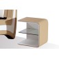Chevet de qualité supérieure ELVIN, beige (droit). Chevet de qualité supérieure ELVIN, beige (droit).
