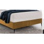 Ensemble lit + sommier + matelas en tissu velours cuivre - 140x200 cm - BLASIO de VENESETTI Ensemble lit + sommier + matelas en tissu velours cuivre - 140x200 cm - BLASIO de VENESETTI