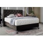Ensemble lit + sommier + matelas - velours chocolat - 180x200 cm - CORSICA Ensemble lit + sommier + matelas - velours chocolat - 180x200 cm - CORSICA