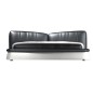 Lit en cuir italien de luxe PRESTIGIO, noir et blanc, 160x200 Lit en cuir italien de luxe PRESTIGIO, noir et blanc, 160x200