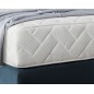 Ensemble lit + sommier + matelas - velours bleu foncé - 180x200 cm - CORSICA Ensemble lit + sommier + matelas - velours bleu foncé - 180x200 cm - CORSICA
