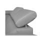 Canapé d'angle en cuir italien de luxe 5 places ASTRA, gris clair, angle gauche Canapé d'angle en cuir italien de luxe 5 places ASTRA, gris clair, angle gauche