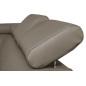 Canapé d'angle en cuir italien de luxe 5 places ASTRA, taupe, angle gauche Canapé d'angle en cuir italien de luxe 5 places ASTRA, taupe, angle gauche
