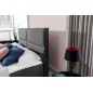 Ensemble boxspring complet tête de lit + sommiers + matelas + surmatelas AMARIS de VENESETTI - tissu luxe gris foncé - 160x200 c Ensemble boxspring complet tête de lit + sommiers + matelas + surmatelas AMARIS de VENESETTI - tissu luxe gris foncé - 160x200 c
