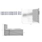 Ensemble boxspring complet tête de lit + sommiers + matelas + surmatelas ALVEN - tissu luxe gris foncé - 180x200 cm Ensemble boxspring complet tête de lit + sommiers + matelas + surmatelas ALVEN - tissu luxe gris foncé - 180x200 cm