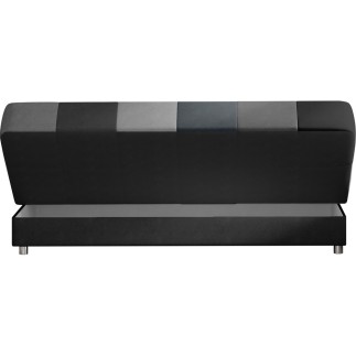 Canapé 3 places convertible - multicolore - gris et noir en tissu de belle qualité, CAYENNE
