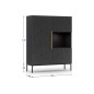 Buffet haut de la collection Lancaster, 120x150x40 cm, noir mat Buffet haut de la collection Lancaster, 120x150x40 cm, noir mat