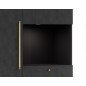 Buffet haut de la collection Lancaster, 120x150x40 cm, noir mat Buffet haut de la collection Lancaster, 120x150x40 cm, noir mat