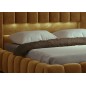 Lit 160x200 rembourré en velours luxe avec coffre et éclairage LED, couleur bronze, LANA Lit 160x200 rembourré en velours luxe avec coffre et éclairage LED, couleur bronze, LANA