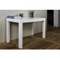 Bureau design nordique en bois lacqué ANFA, blanc