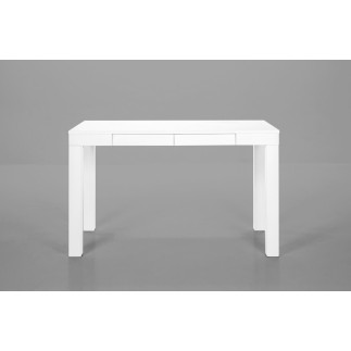 Bureau design nordique en bois lacqué ANFA, blanc