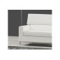 Fauteuil 1 place en cuir italien XENIA, blanc Fauteuil 1 place en cuir italien XENIA, blanc