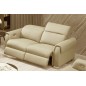 Ensemble avec 4 relax électriques, Canapé 3 places et 2 places en cuir italien buffle TOPRELAX, beige Ensemble avec 4 relax électriques, Canapé 3 places et 2 places en cuir italien buffle TOPRELAX, beige