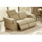 Ensemble avec 4 relax électriques, Canapé 3 places et 2 places en cuir italien buffle TOPRELAX, beige Ensemble avec 4 relax électriques, Canapé 3 places et 2 places en cuir italien buffle TOPRELAX, beige