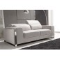 Ensemble Canapé 3 places et 2 places en cuir italien buffle LUXY, blanc Ensemble Canapé 3 places et 2 places en cuir italien buffle LUXY, blanc
