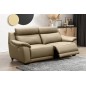 Solde de la commande: Canapé 3 places avec 2 relax en 100% tout cuir épais luxe italien - 2 relax électriques, beige. BERN, tota Solde de la commande: Canapé 3 places avec 2 relax en 100% tout cuir épais luxe italien - 2 relax électriques, beige. BERN, tota