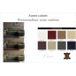 Canapé d'angle convertible en cuir buffle italien 5 places, ALLURE, couleur personnalisée, angle droit Canapé d'angle convertible en cuir buffle italien 5 places, ALLURE, couleur personnalisée, angle droit