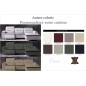 Canapé d'angle relax en cuir buffle italien de luxe FUNRELAX, couleurs personnalisées, angle droit, 5 places Canapé d'angle relax en cuir buffle italien de luxe FUNRELAX, couleurs personnalisées, angle droit, 5 places