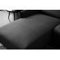 - Canapé d'angle avec un relax électrique en cuir de buffle italien de luxe 6 places BOSTON noir, angle gauche - Canapé d'angle avec un relax électrique en cuir de buffle italien de luxe 6 places BOSTON noir, angle gauche