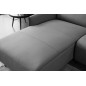 - Canapé d'angle avec un relax électrique en cuir de buffle italien de luxe 6 places BOSTON gris foncé, angle gauche - Canapé d'angle avec un relax électrique en cuir de buffle italien de luxe 6 places BOSTON gris foncé, angle gauche