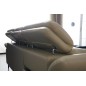 Canapé d'angle en cuir buffle italien de luxe 6/7 places LORENZO, beige, angle droit Canapé d'angle en cuir buffle italien de luxe 6/7 places LORENZO, beige, angle droit