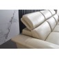 Canapé d'angle en cuir buffle italien de luxe 6/7 places LORENZO, beige, angle droit Canapé d'angle en cuir buffle italien de luxe 6/7 places LORENZO, beige, angle droit