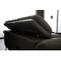 Canapé d'angle en cuir buffle italien de luxe 6/7 places LORENZO, gris foncé, angle droit Canapé d'angle en cuir buffle italien de luxe 6/7 places LORENZO, gris foncé, angle droit