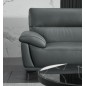 Canapé d'angle en cuir buffle italien de luxe 6/7 places MATTEO, gris foncé, angle droit Canapé d'angle en cuir buffle italien de luxe 6/7 places MATTEO, gris foncé, angle droit