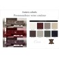 Canapé d'angle en cuir buffle italien de luxe 6/7 places MATTEO, couleur personnalisée, angle gauche Canapé d'angle en cuir buffle italien de luxe 6/7 places MATTEO, couleur personnalisée, angle gauche