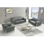 Ensemble Canapé 3 places et 2 places et fauteuil 1 place en cuir italien buffle , BOLZANO, gris foncé Ensemble Canapé 3 places et 2 places et fauteuil 1 place en cuir italien buffle , BOLZANO, gris foncé