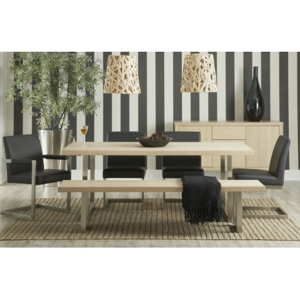 Table à manger design en chêne, ARVINE