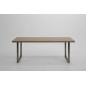 Table à manger design en chêne, ARVINE, Beige Table à manger design en chêne, ARVINE, Beige
