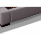 Table basse personalisé en cuir italien ZANA, gris clair REF 4C095 Table basse personalisé en cuir italien ZANA, gris clair REF 4C095