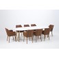 Table à manger design laqué blanc à rallonges, BELLA Table à manger design laqué blanc à rallonges, BELLA