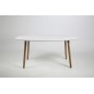 Table à manger design laqué blanc à rallonges, BELLA Table à manger design laqué blanc à rallonges, BELLA