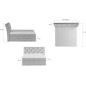 Ensemble boxspring complet tête de lit + sommiers + matelas + surmatelas MIRO tissu luxe gris - 160x200 cm Ensemble boxspring complet tête de lit + sommiers + matelas + surmatelas MIRO tissu luxe gris - 160x200 cm