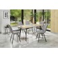 Table extensible ALBI 120x80 en chêne sonoma/noir, Bois Table extensible ALBI 120x80 en chêne sonoma/noir, Bois