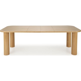 Table extensible (160 à 240) rectangulaire en chêne naturel, ELEFI