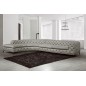 Canapé d'angle en 100% Tout Cuir italien - 7 places PRESTIGO, gris, angle gauche Canapé d'angle en 100% Tout Cuir italien - 7 places PRESTIGO, gris, angle gauche