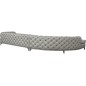Canapé d'angle en 100% Tout Cuir italien - 7 places PRESTIGO, gris, angle gauche Canapé d'angle en 100% Tout Cuir italien - 7 places PRESTIGO, gris, angle gauche