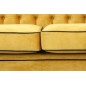 Canapé 3 places en tissu de qualité CHESTERFIELD, jaune or Canapé 3 places en tissu de qualité CHESTERFIELD, jaune or