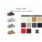 Canapé 2 places en cuir italien vachette DESIGNO couleur personnalisée Canapé 2 places en cuir italien vachette DESIGNO couleur personnalisée