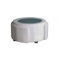 Table basse en cuir italien MARCY, blanc Table basse en cuir italien MARCY, blanc