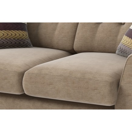 Canapé 2 places en tissu de qualité ERVIN, beige