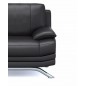 Fauteuil 1 place en cuir LUXE italien MARINI, noir Fauteuil 1 place en cuir LUXE italien MARINI, noir