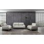 Canapé 2 places en cuir LUXE italien MARINI, gris clair Canapé 2 places en cuir LUXE italien MARINI, gris clair