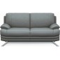 Canapé 2 places en cuir LUXE italien MARINI, gris foncé Canapé 2 places en cuir LUXE italien MARINI, gris foncé