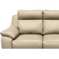 Canapé 2 places en 100% tout cuir épais luxe italien, beige. BERELI Canapé 2 places en 100% tout cuir épais luxe italien, beige. BERELI